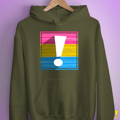 Pansexual Pride Flag Exclamation Point Hoodie
